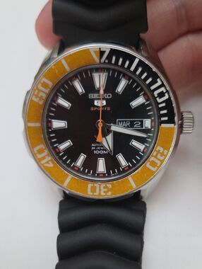 Seiko SRPC59 with Orange Bezel